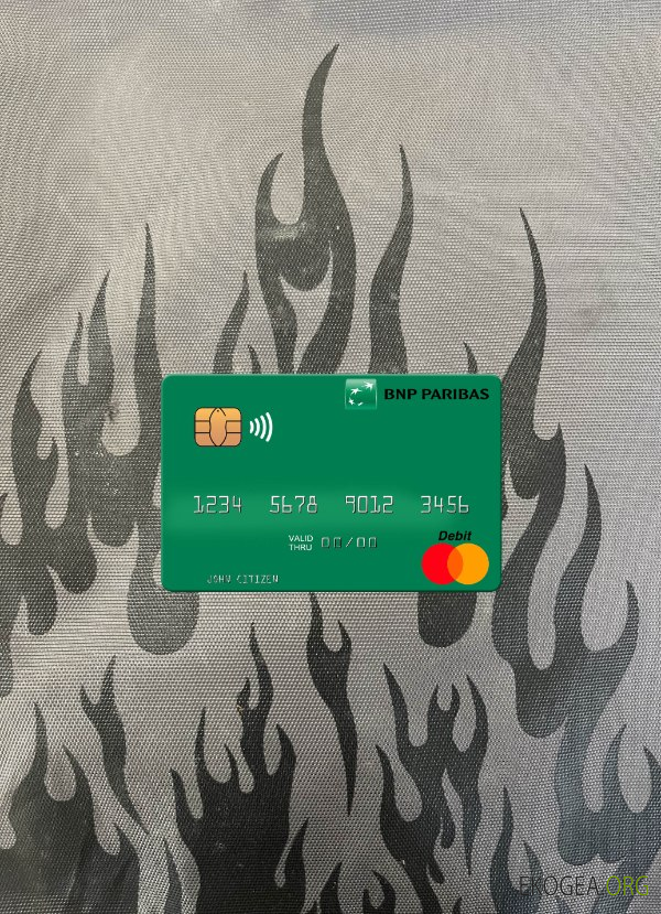 Mauritanie BNP Paribas mastercard photolook recto